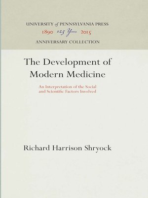 cover image of The Development of Modern Medicine